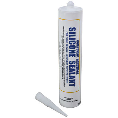 Component Hardware Group M90-1010 White Silicone Sealant Clear Food Grade, 350&deg;F/177C