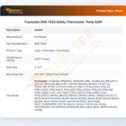 Frymaster 806-7543 Fryer Safety Thermostat Temperature 425&deg;F