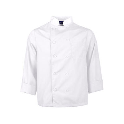 Allpoints 2577WHTL Kng Lg Lw Chef Coat White Long Sleeve