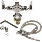 T&S Brass B-0300-LN Pre-Rinse Deck Mount Faucet W/Spreader 4" CTRS