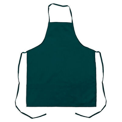 KNG 1033FGN Bib Apron Forest Green 32"