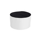 Allpoints 1880WHBK Kng Chef Hat Skull Cap Mesh, White