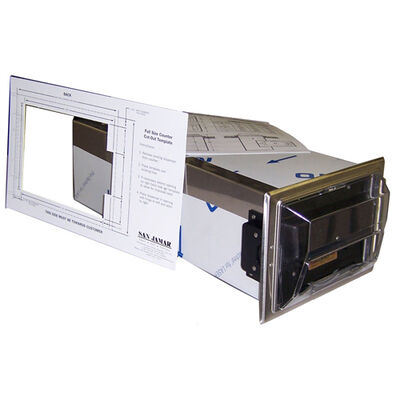 San Jamar H2001CLSS Incounter Fullfold Napkin Dispenser S/S Clear