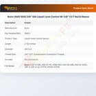 Bunn 2645.1000 3/8" DIA Liquid Level Control W/ 3/8" CCT Nut & Sleeve