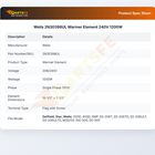 Wells 2N30398UL Warmer Element 1200W 240V