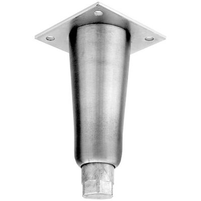 Component Hardware Group A63-5002 Leg , 6"H, Znc, Np, 3.5" Plt