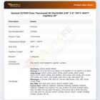 Garland 227000 Oven Thermostat W/Dial BJWA 3/16" X 8" 150&deg;F-400&deg;F Capillary 36"
