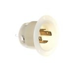 Custom Deli's CDI-695 Turnlock Flanged Inlet Male Plug