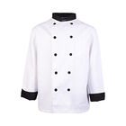 Allpoints 1048S KNG Sm Chef Coat Executive, Black Trim