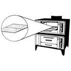 Bakers Pride T1116Y Baking Deck 1" X 25 -1/4" X 29-3/4"