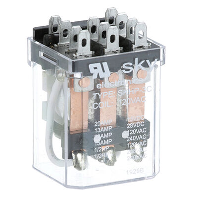 Berkel 2675-00656 Motor Relay W/3/16" Male Terminals16A 120V