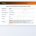 Vulcan Hart 271002-00001  3/4" Solenoid Valve, 110-120V
