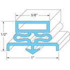 Traulsen TRSER-37698-00 Door Gasket Snap-In 29-3/16" X 73-1/2" Gray
