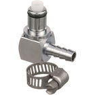Roundup - AJ Antunes 7000139 7/16" Male Quick Disconnect Kit with O-Ring and Hose Clamp