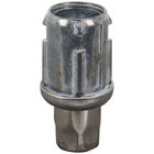 Garland 1150501 Polished Stainless Steel Bullet Foot with Hex Base, 1-1/2H X 1-3/8" D