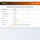 Blickman 22120 S Type Faucet W/ 3/4" Male Connection