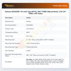 Holman 2E200566 &ldquo;Hi-Limit Type 60T15, 190 F TEMP, Manual Reset, 2 EA 1/4" TABS, 2 MT Holes