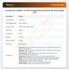 Accutemp AC-3-SRV9-1 Safety Relief Valve 3/4" MNPT 50 PSI