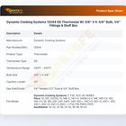 Dynamic Cooking Systems 13244 Thermostat W/ 3/8" X 5-3/8" Bulb 1/4" Fittings & Stuff Box GS
