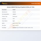 Garland 1466001 Pilot Assy W/ Igniter & Orifice, 24" Wire