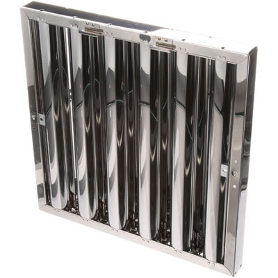 Component Hardware Group FS51-2020BA Hood Filter, Type6, S/S , 20X20 W/ Lock Handles