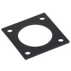 Jackson 5330-011-47-79 3" SQ Black Rubber Flange Gasket, 2.25" Mount Hole Centers