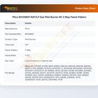 Pitco 60128801 Pilot Burner Natural Gas/LP