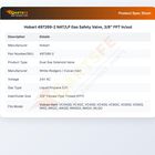 Hobart 497269-2 NAT/LP  Gas Safety Valve, 3/8" FPT In/out