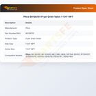 Pitco 60138701 Fryer Drain Valve 1-1/4" NPT