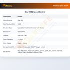 Star 8062 Speed Control
