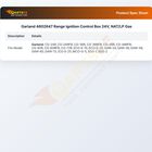 Garland 4602647 Range Ignition Control Box 24V, NAT/LP Gas