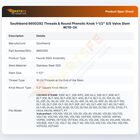 Southbend 6600292 Threads & Round Phenolic Knob 1-1/2" S/S Valve Stem W/10-24
