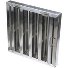 Allpoints 8014105 Type 6 Aluminum Hood Filter, 16x16 with Bottom Bracket