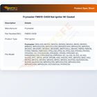 Frymaster FM810-0459 Gas Fryer Igniter W/Gasket NAT