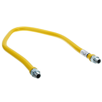 Dormont 44-S0157-60 Gas Hose 3/4" X 60" 350&deg;F SS Yellow