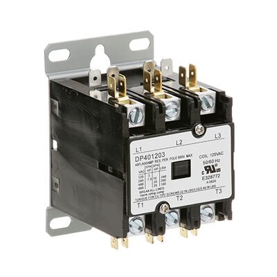 Blickman BLIUC108 3-Pole Contactor, 40 AMP,120V