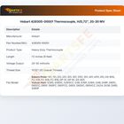 Hobart 428305-00001 Thermocouple, H/D,72", 20-30 MV
