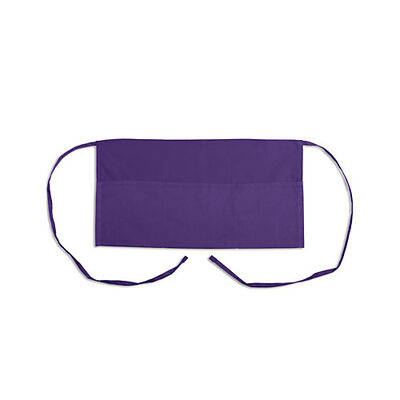 Allpoints 1046PUR KNG 11 in Waist Apron Purple 3 Pockets