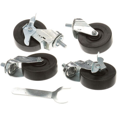 True TRUE830277 Caster W/Brake 4'' 4-Set