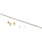 Hobart 00-417499-00002 1/4" S/S Flex Tube Kit Includes 2 Compression Nuts