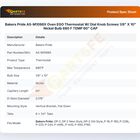 Bakers Pride AS-M1098X Oven Thermostat W/Knob 680&deg;F EGO