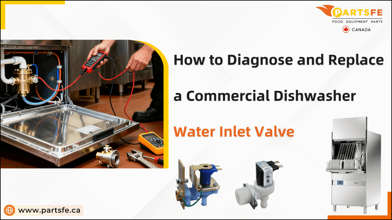 How to Diagnose and Replace a Commercial Dishwasher Water Inlet Valve