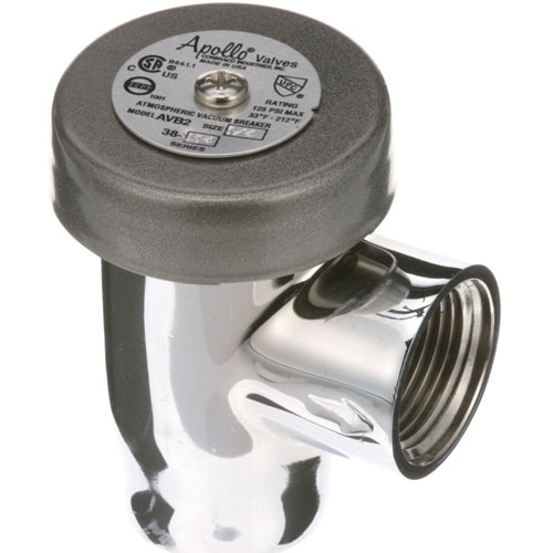 Jackson 48203000800 Vacuum Breaker Chrome Polished 3/4" NPT