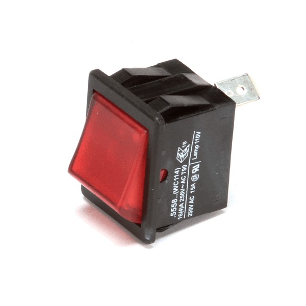 Curtis WC-114R Rocker Switch 15/16 X 1-1/8 SPST