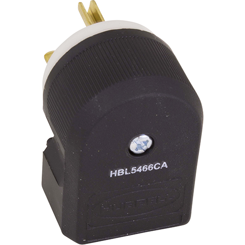 Hubbell 5466CA Male Plug For WYDRC Angle