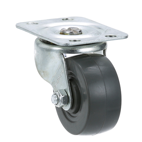 Hobart 415342-00001 2" X 3/4" Plate Mount Swivel Caster W/o Break, 100 LB Load Capacity