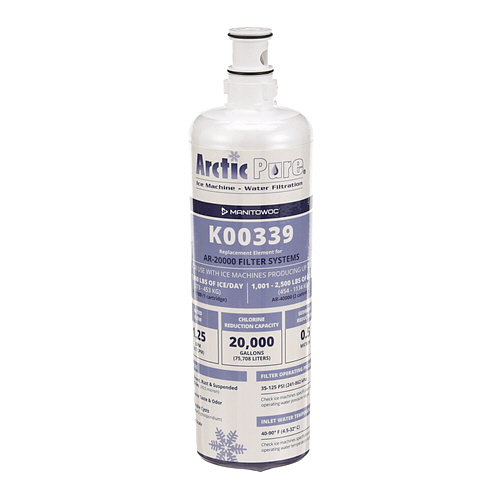 Manitowoc K-00339 Ice Machine Water Filter Cartridge AR-20000/40000 MAN