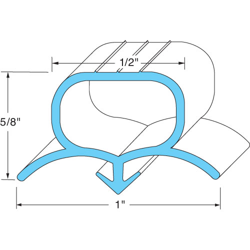 Beverage Air 712-025D-01 Door End Gasket