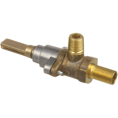 APW AS-2068500 Char-Broiler Burner Valve Push-to-Turn 1/8" MPT X 3/8"-27
