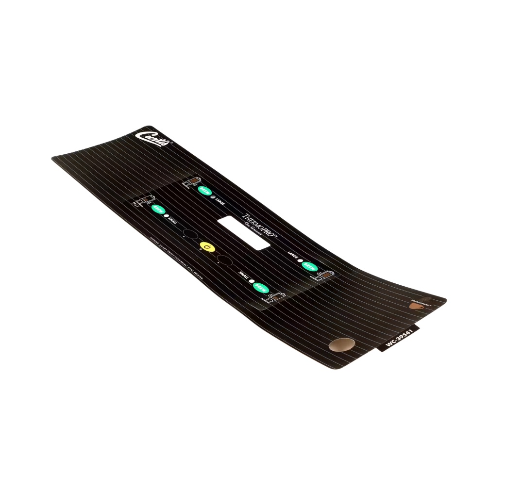Curtis 3375000956 UCM Overlay Label Dual Twin 2 ThermoPro WC-39541